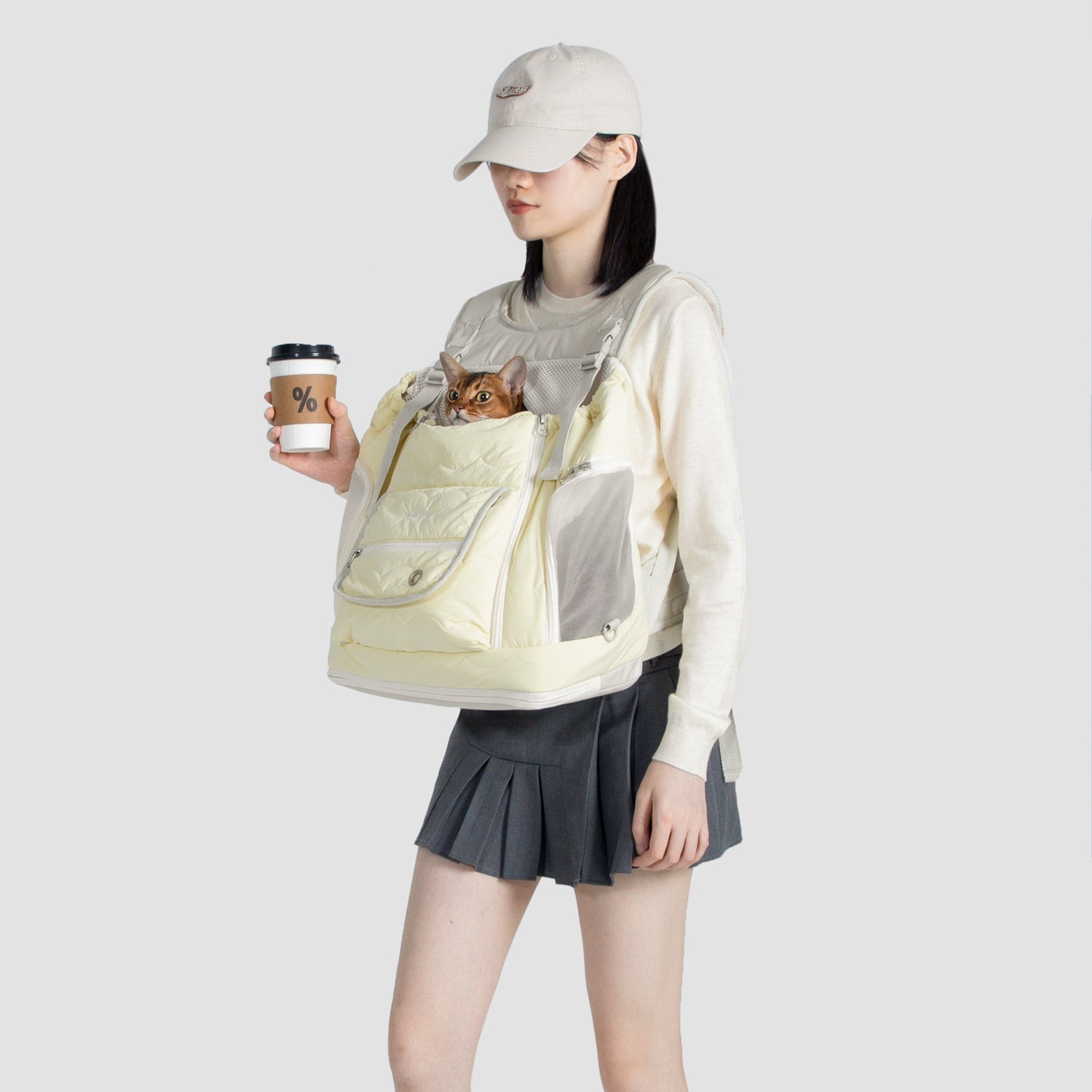 Soft Pet Front Hugging Backpack [Butter Pudding - Pre-Order]