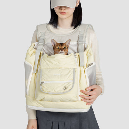 Soft Pet Front Hugging Backpack [Butter Pudding - Pre-Order]