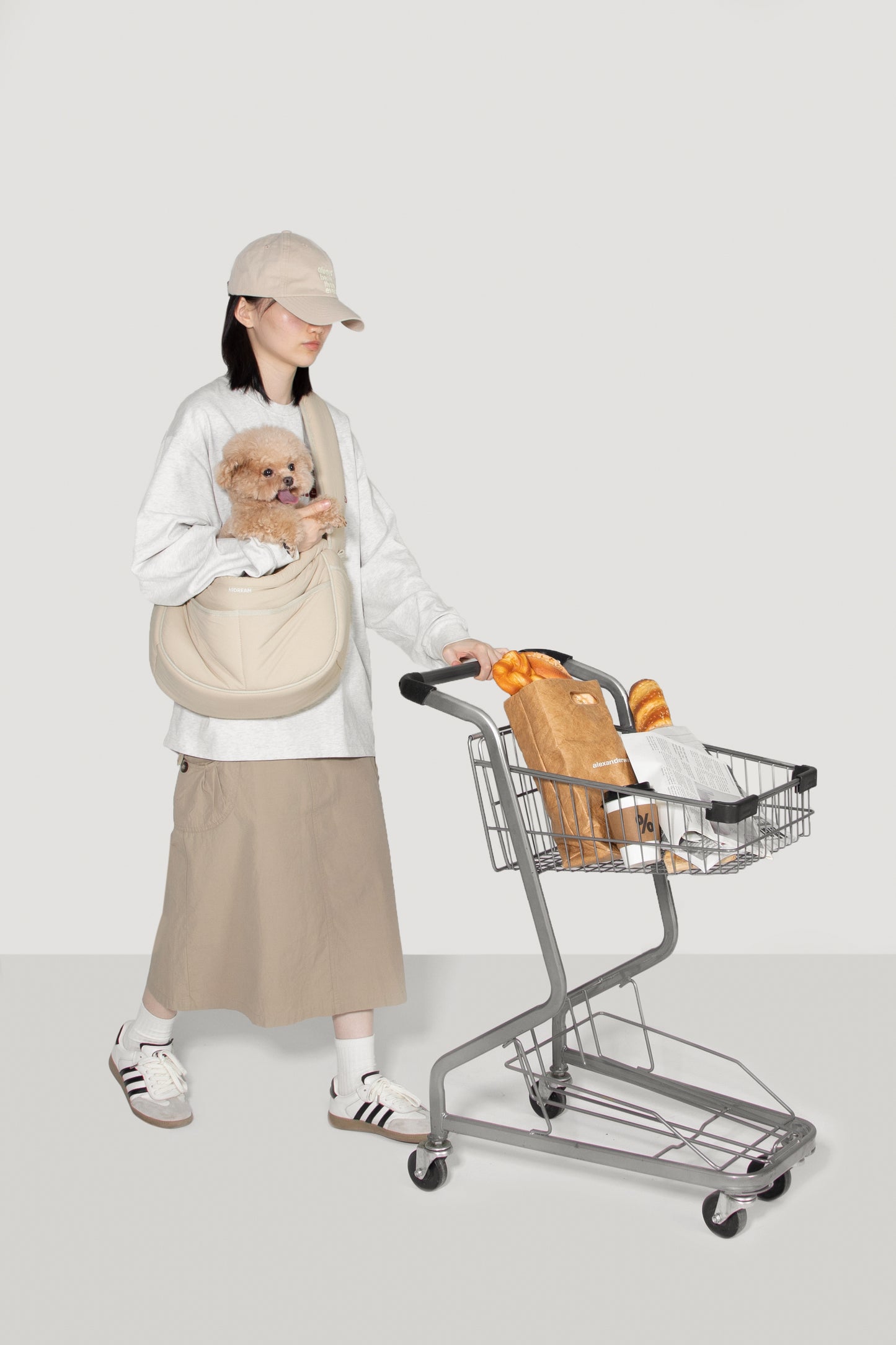 Soft Pet Outdoor Crossbody Bag [Almond Custard - Pre-Order]