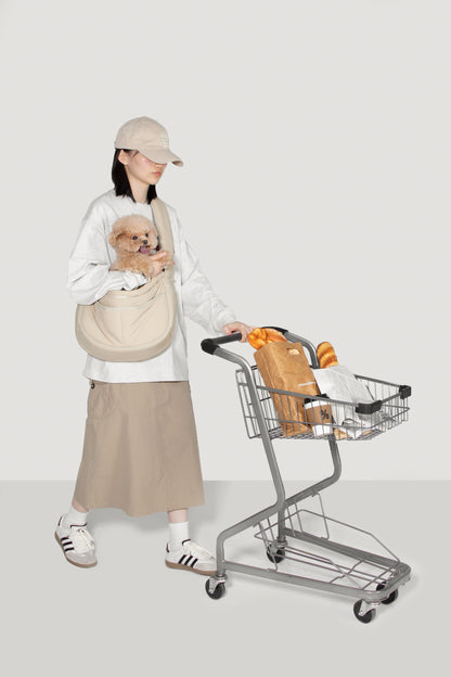 Soft Pet Outdoor Crossbody Bag [Almond Custard - Pre-Order]