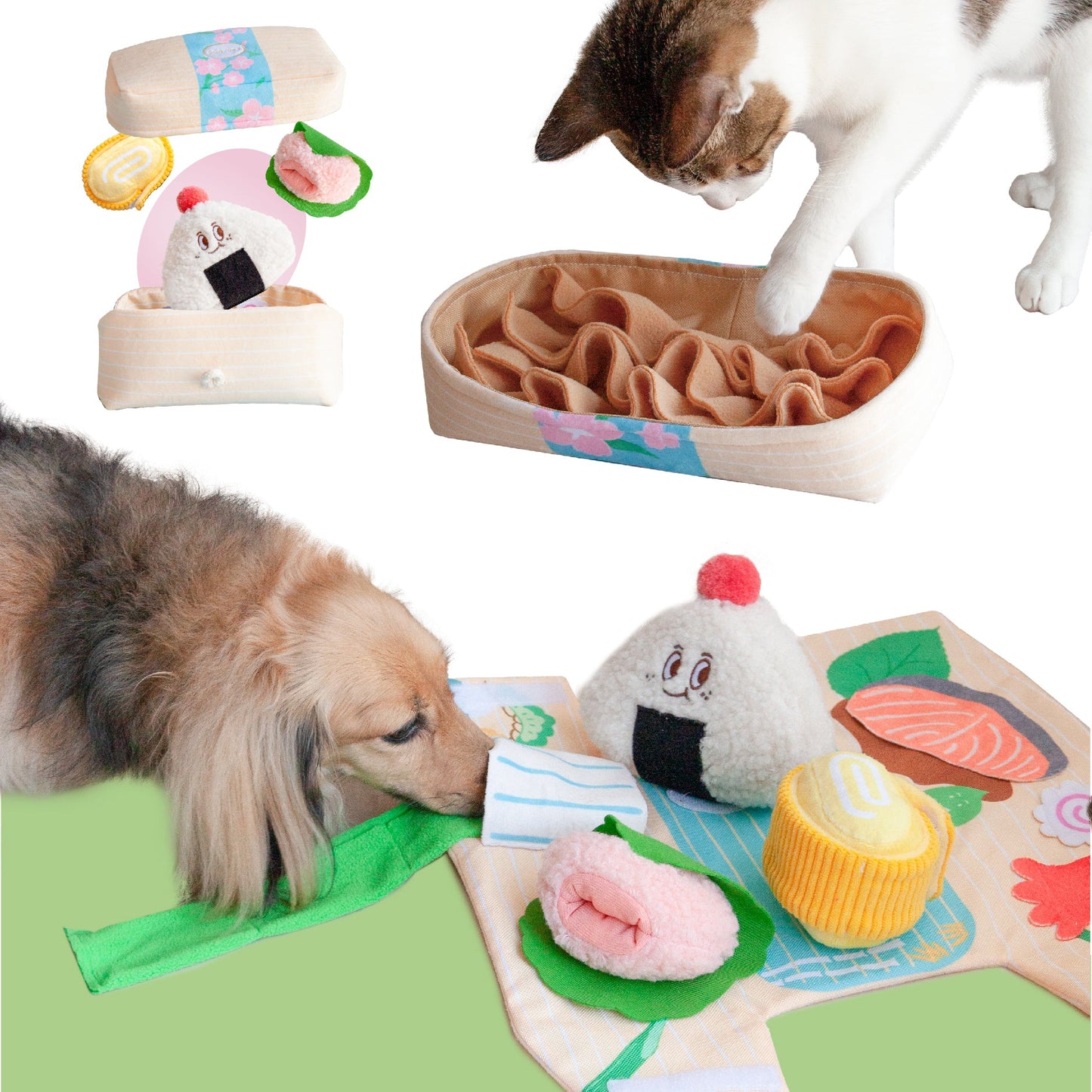 🍱 Bento Box Snuffle Box Set