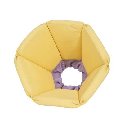 Soft Tapered Elizabethan Rings Dog & Cat Recovery Collar [Cheese Yellow]
