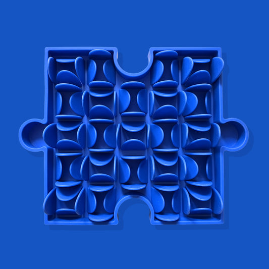 Pawzzle Enrichment Foraging Mat [Dark Blue]