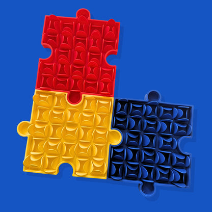 Pawzzle Enrichment Foraging Mat [Dark Blue]