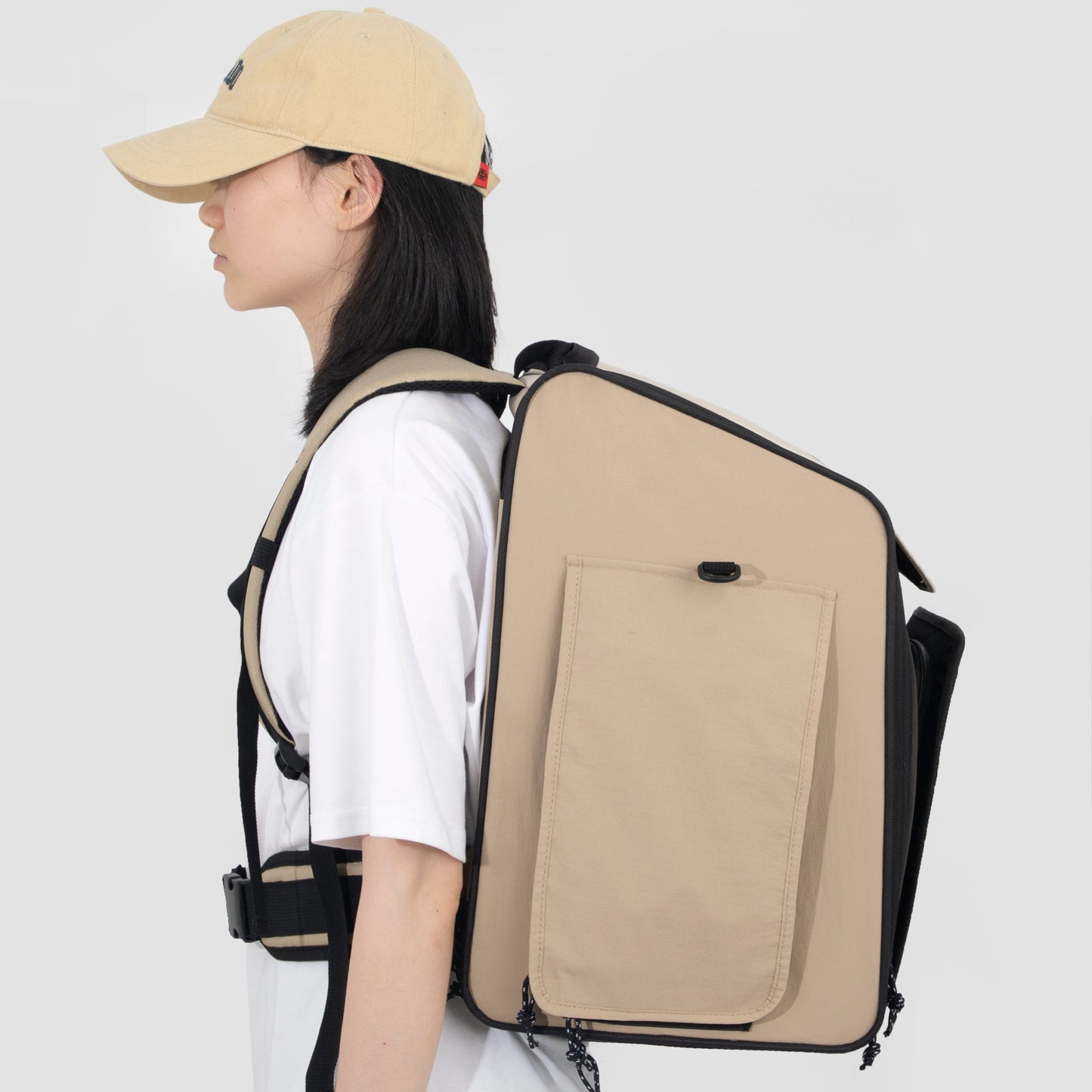 Expandable Pet Carrier Travel Backpack & Pet Tent 2-in-One [Chestnut Brown - Pre-Order]