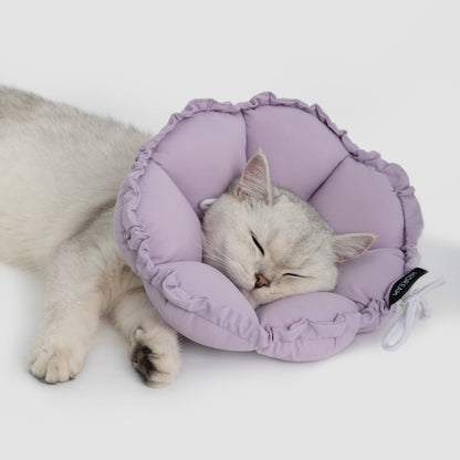 Flower Shaped Elizabeth Collar for Dog & Cat [Wisteria Purple]