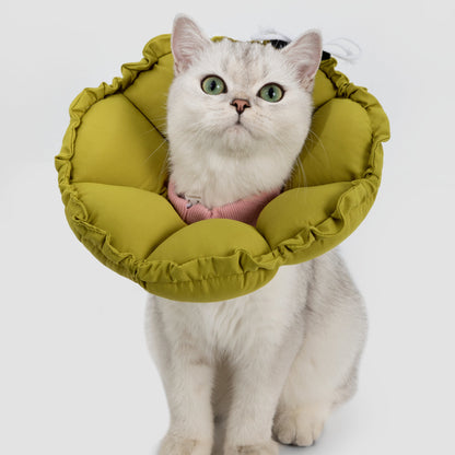Flower Shaped Elizabeth Collar for Dog & Cat [Roof Pine Green]