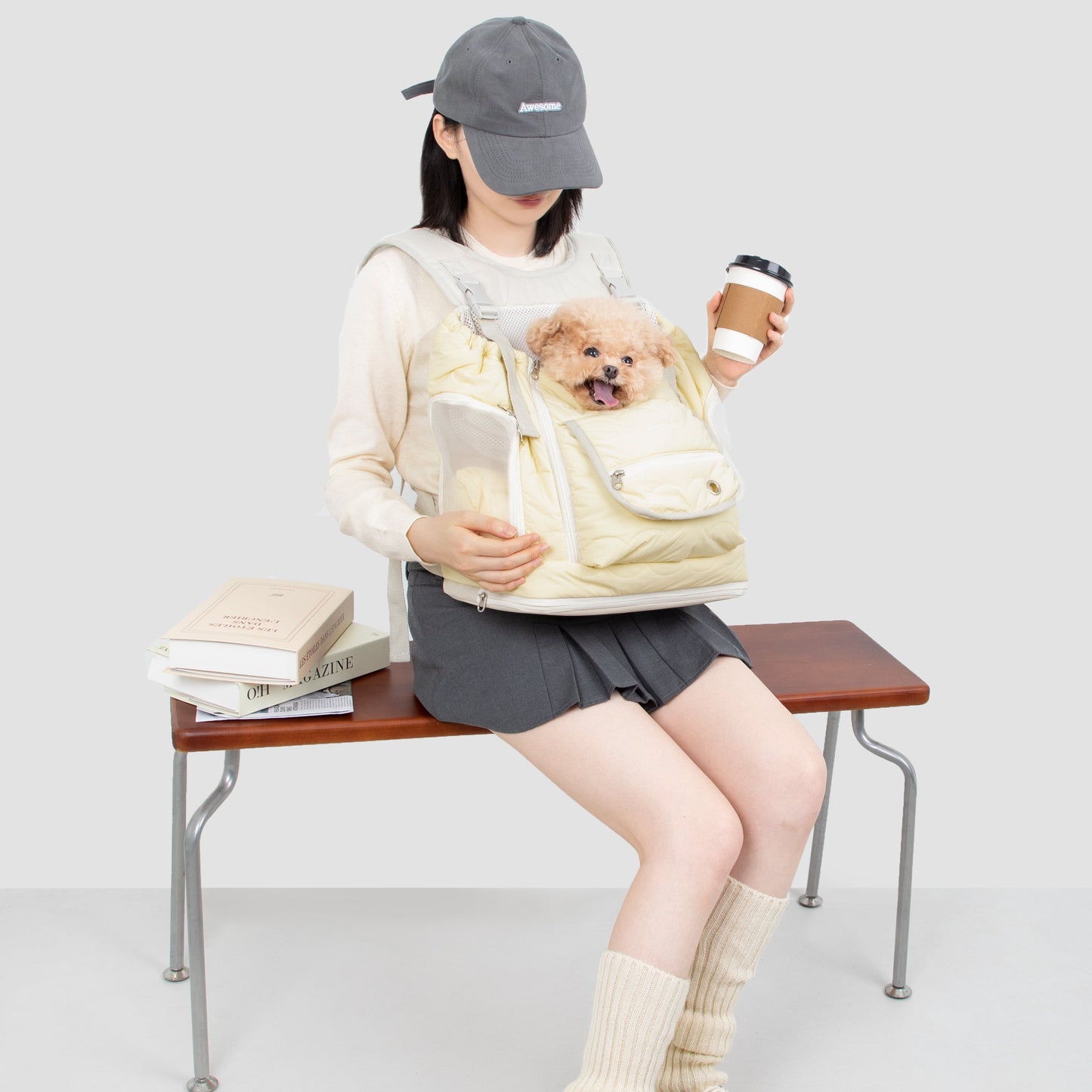 Soft Pet Front Hugging Backpack [Butter Pudding - Pre-Order]