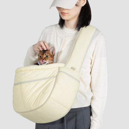 Soft Pet Outdoor Crossbody Bag [Butter Pudding - Pre-Order]