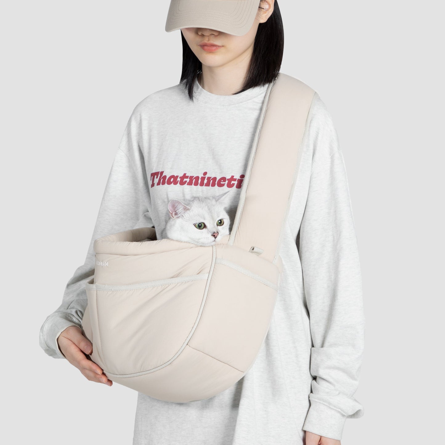 Soft Pet Outdoor Crossbody Bag [Almond Custard - Pre-Order]