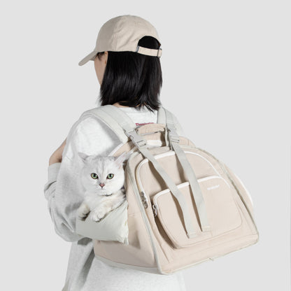 Soft Pet Toast Backpack [Almond Custard - Pre-Order]