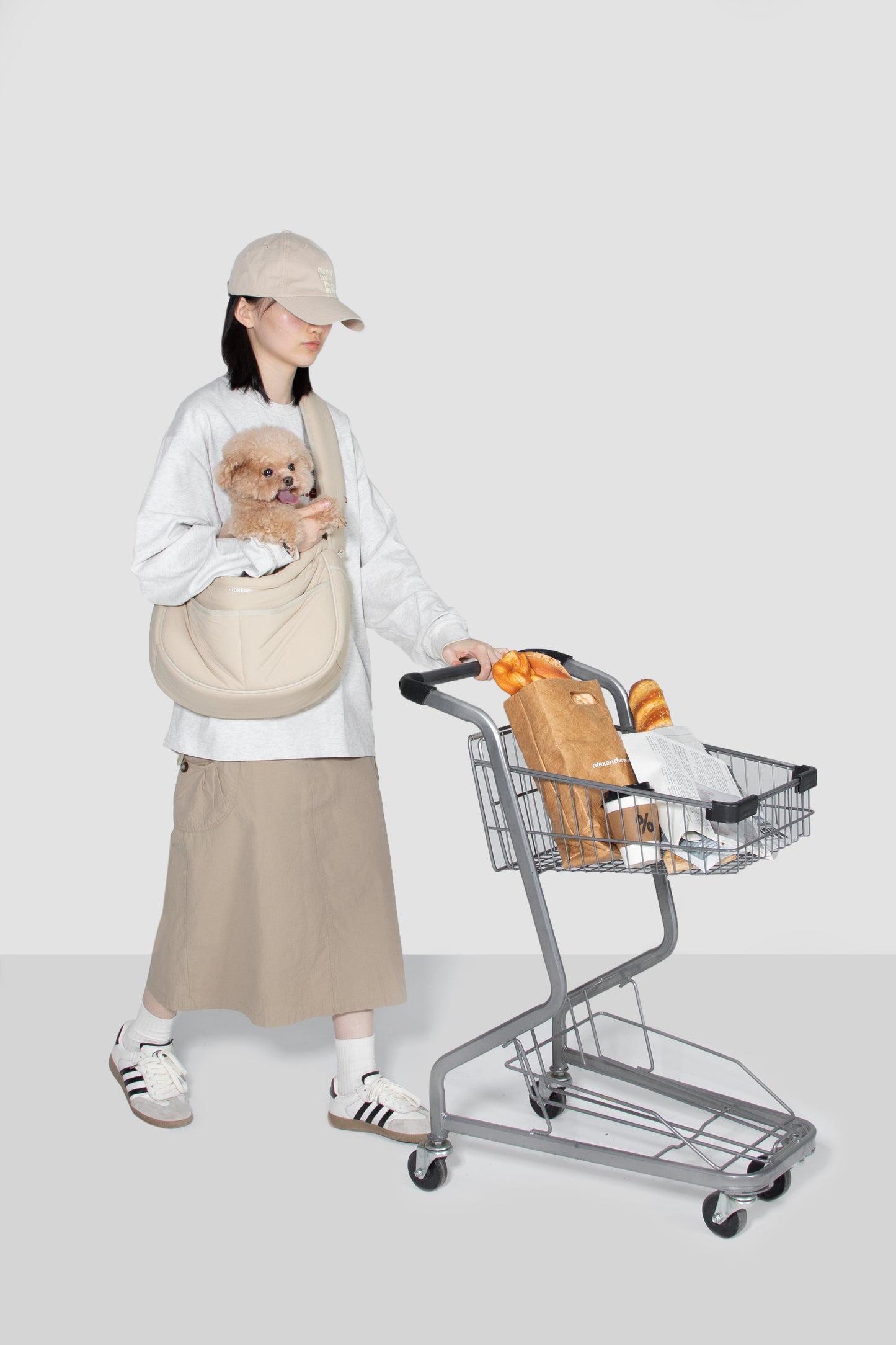 Soft Pet Outdoor Crossbody Bag [Almond Custard - Pre-Order]