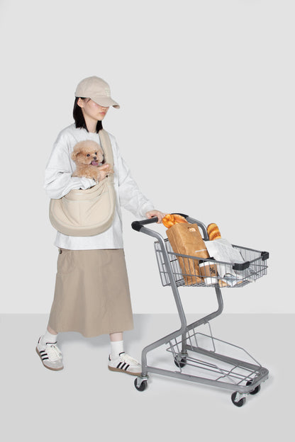 Soft Pet Outdoor Crossbody Bag [Almond Custard - Pre-Order]