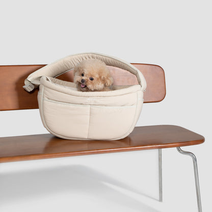 Soft Pet Outdoor Crossbody Bag [Almond Custard - Pre-Order]