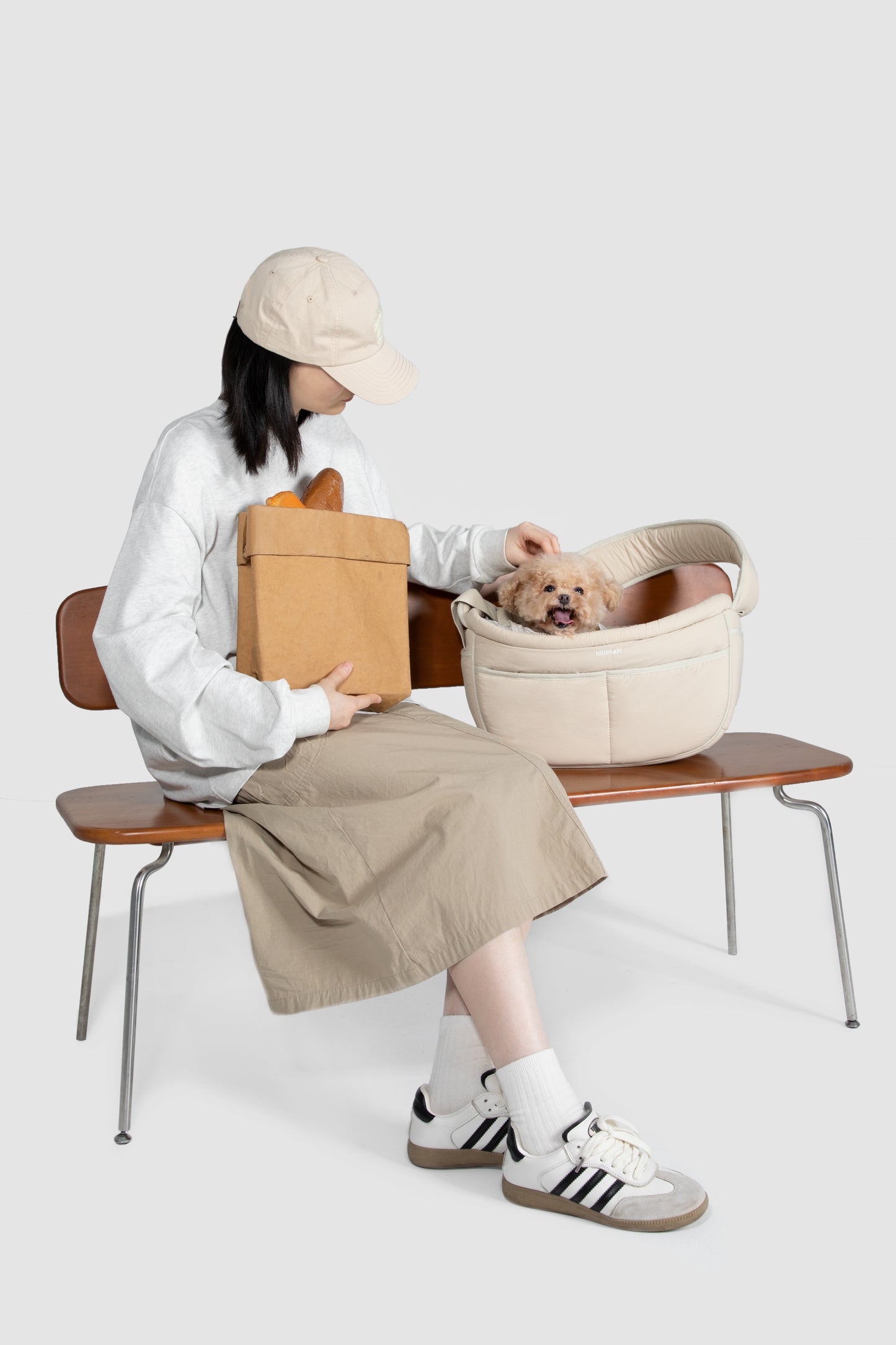 Soft Pet Outdoor Crossbody Bag [Almond Custard - Pre-Order]