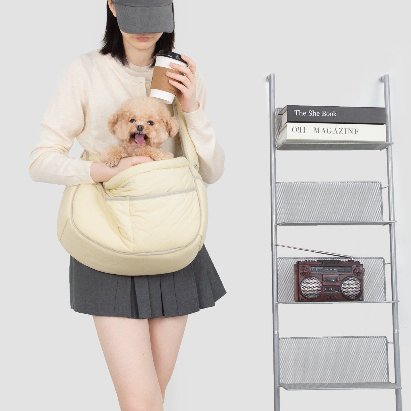 Soft Pet Outdoor Crossbody Bag [Butter Pudding - Pre-Order]