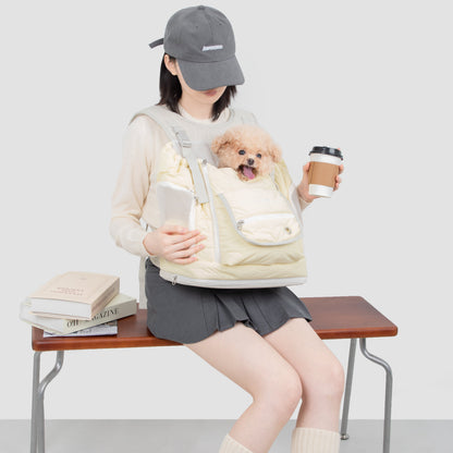 Soft Pet Front Hugging Backpack [Butter Pudding - Pre-Order]