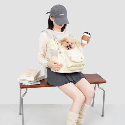 Soft Pet Front Hugging Backpack [Butter Pudding - Pre-Order]