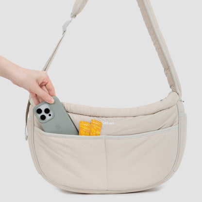 Soft Pet Outdoor Crossbody Bag [Almond Custard - Pre-Order]