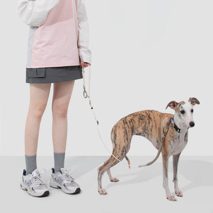 Valley Series Dog Multifunctional Buffer Traction Rope [Milk Brown]
