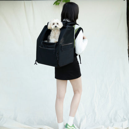 First Class Pet Backpack Carrier [Ebony Black - Pre-Order]