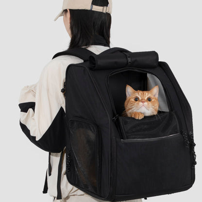 First Class Pet Backpack Carrier [Ebony Black - Pre-Order]