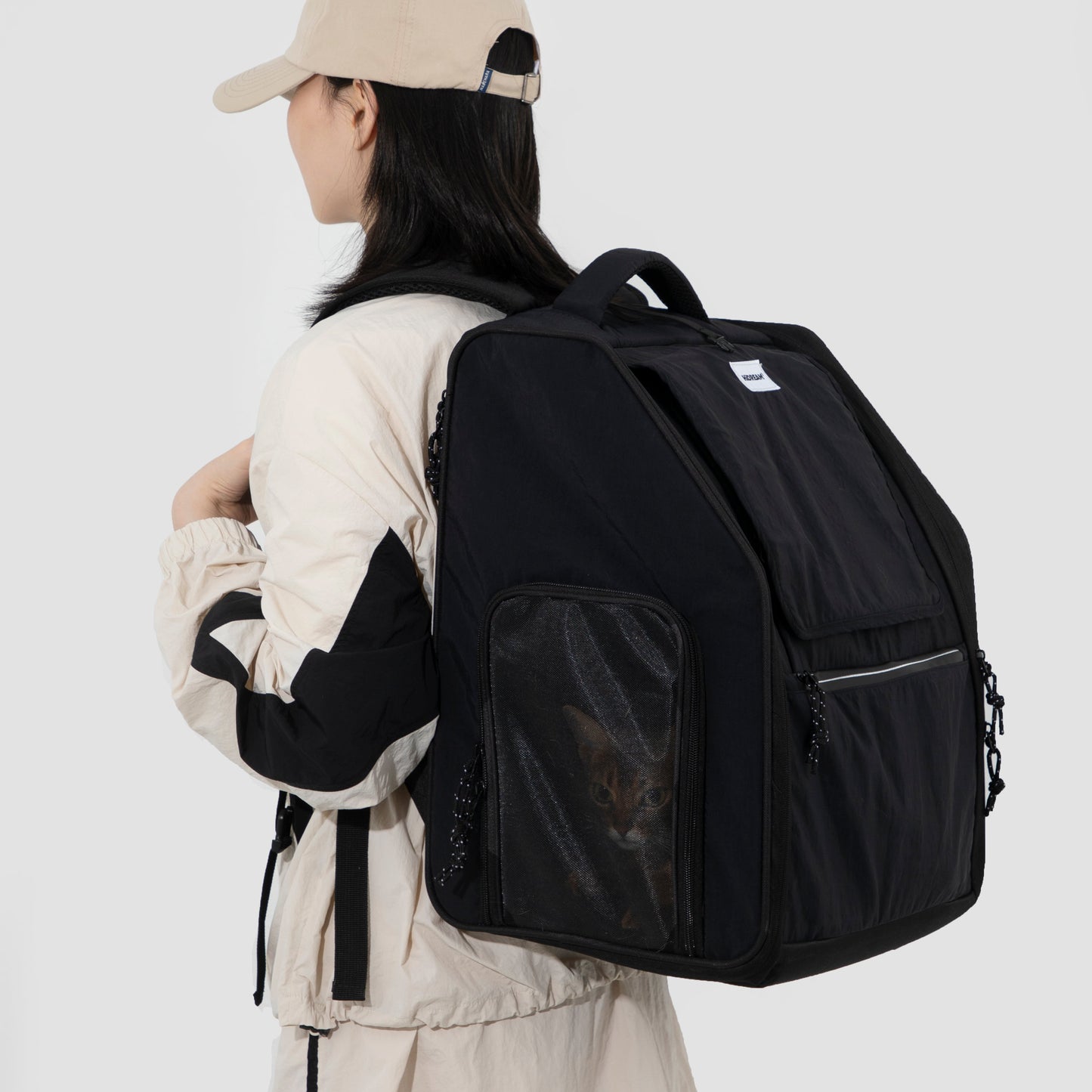 First Class Pet Backpack Carrier [Ebony Black - Pre-Order]