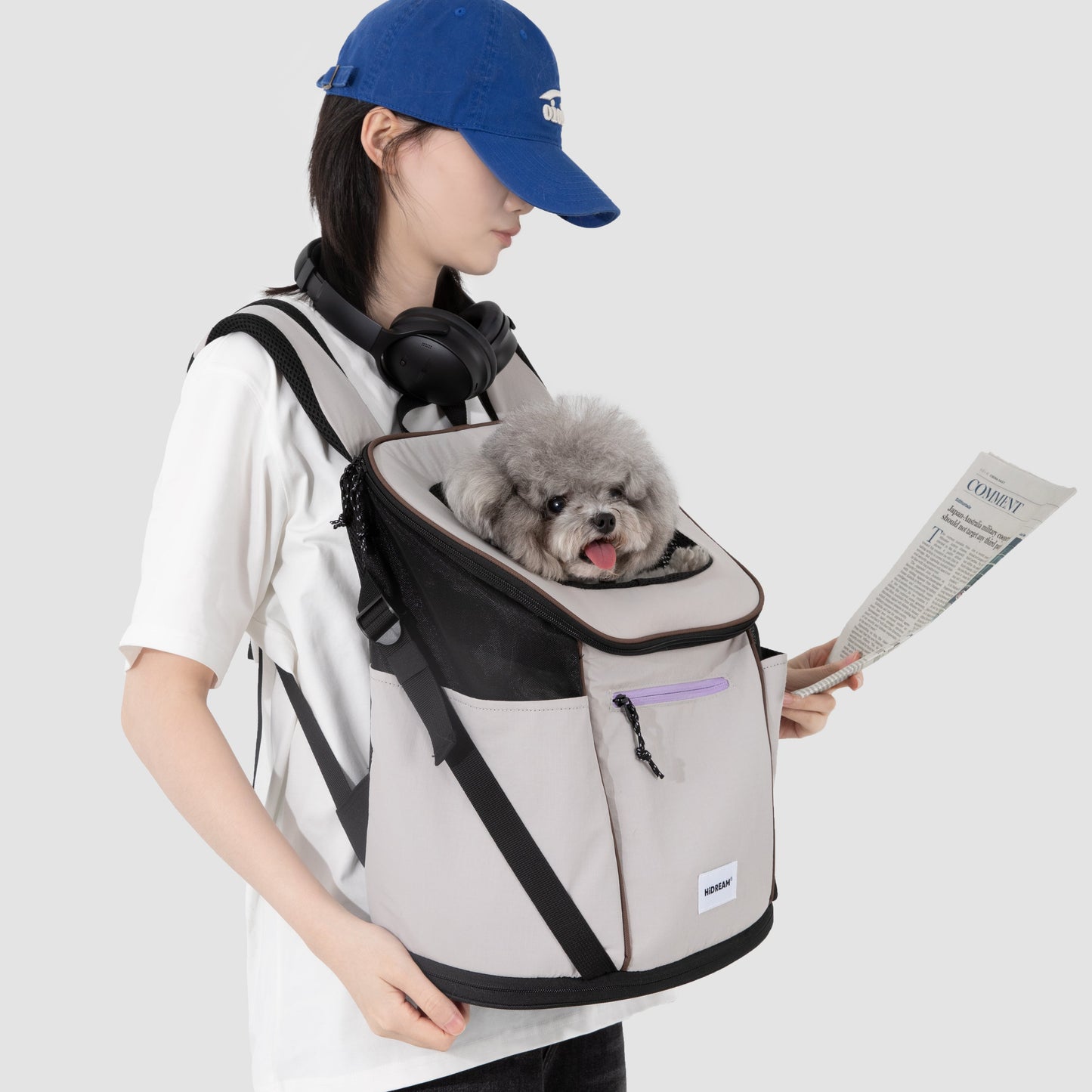 Freedom Go Pet Front Carrier [Grey - Pre-Order]