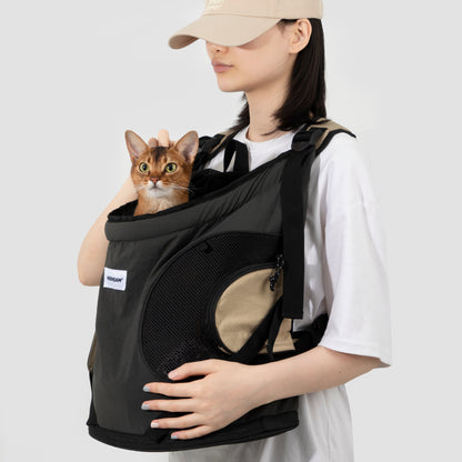 Pet Front-Carry Tote Backpack [Buckwheat Gray - Pre-Order]