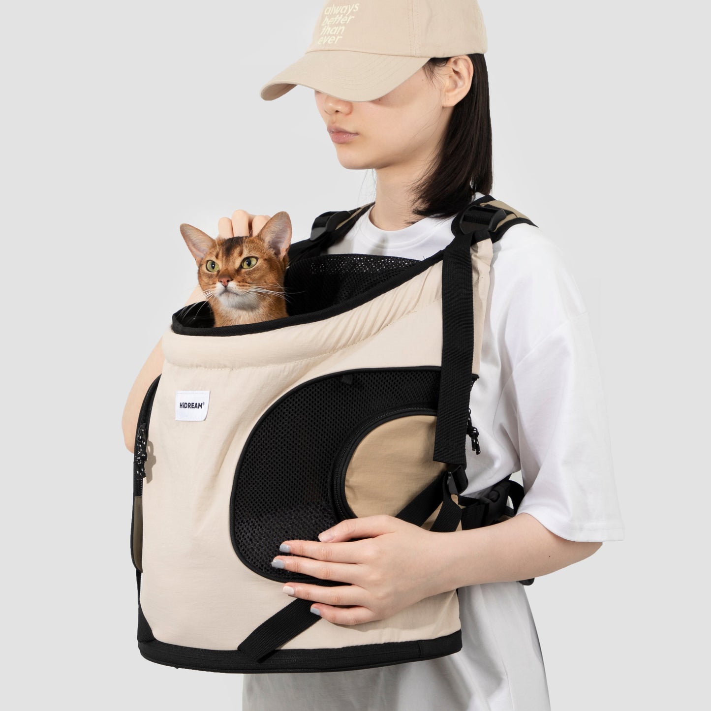 Pet Front-Carry Tote Backpack [Milk Brown - Pre-Order]