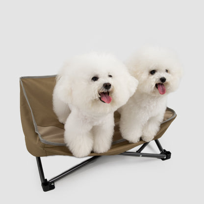 🐾 Portable Multi-Functional Camping Pet Bed [Mossy Brown]