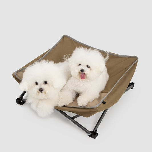 🐾 Portable Multi-Functional Camping Pet Bed [Mossy Brown]