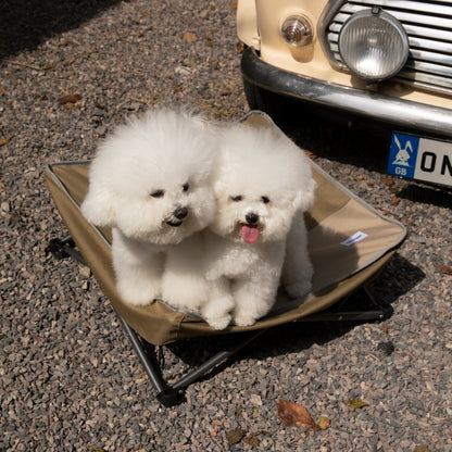 🐾 Portable Multi-Functional Camping Pet Bed [Mossy Brown]