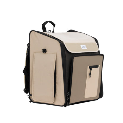 Expandable Pet Carrier Travel Backpack & Pet Tent 2-in-One [Chestnut Brown - Pre-Order]