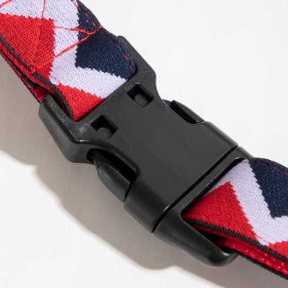 Rainbow Series Adjustable Dog Collar [Red]
