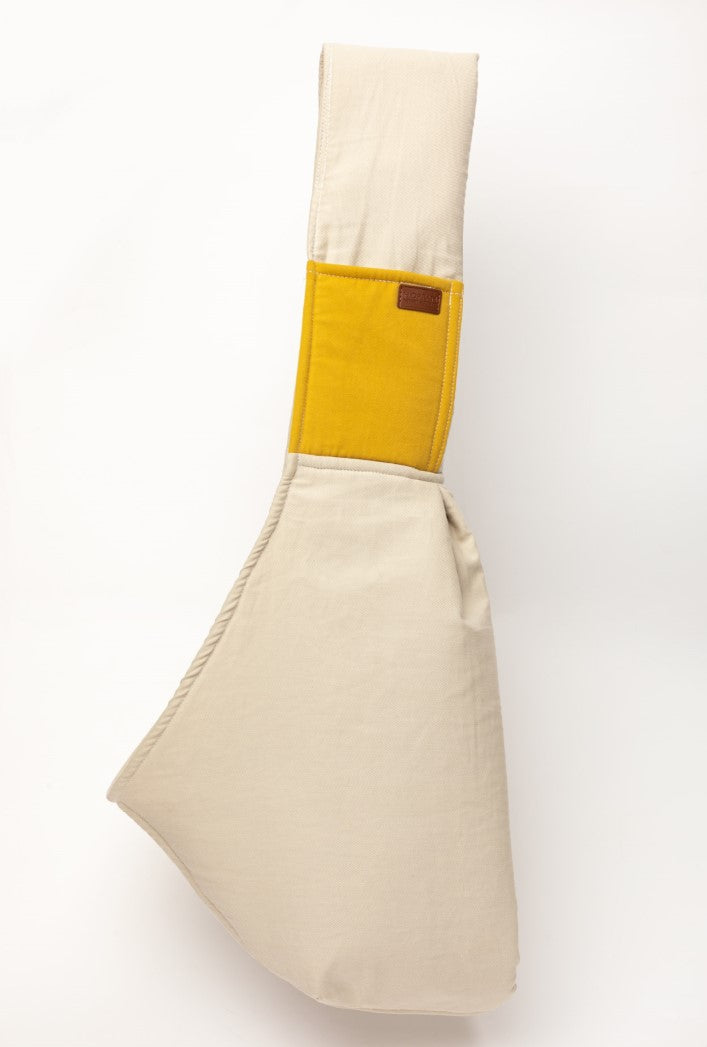 Pet Travel Portable Crossbody Bag [Elegant Pear Yellow All-Season Version]