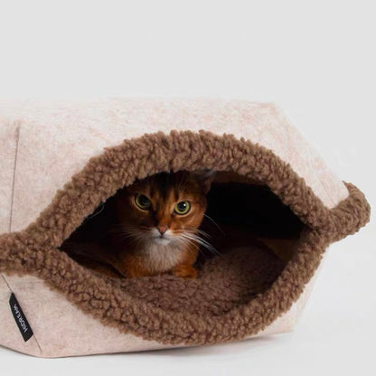 Multi-Functional Tart Cat Bed [Brown]