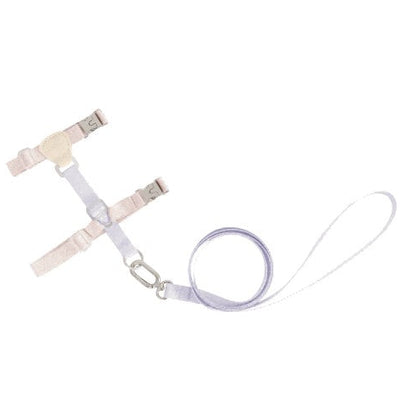 Two-Tone Leather Cat Harness &  Leash Set [🍇Berry Jam Purple]