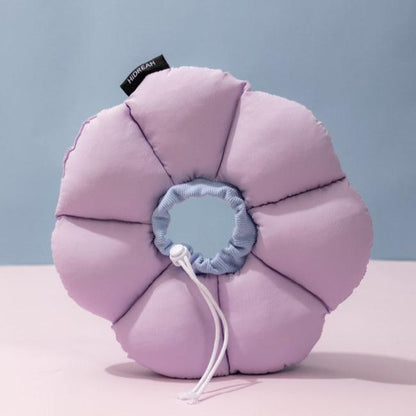 Flower Shaped Elizabethan Rings Dog & Cat Recovery Collar [Vine purple]