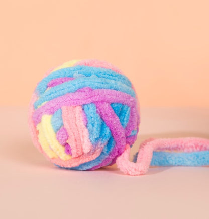 Fluffy Yarn Ball Cat Toys Pack [9 colors per pack]