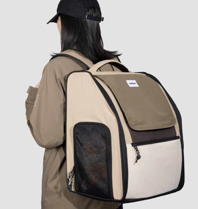 First Class Pet Backpack Carrier [Chestnut Brown - Pre-Order]