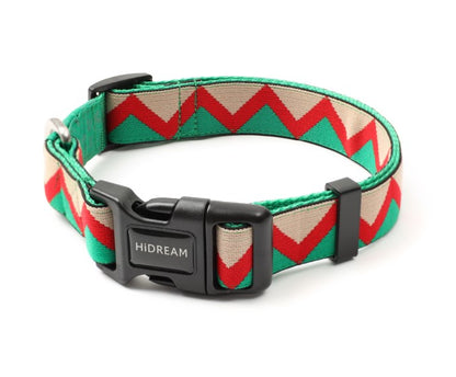 Rainbow Series Adjustable Dog Collar [Green]