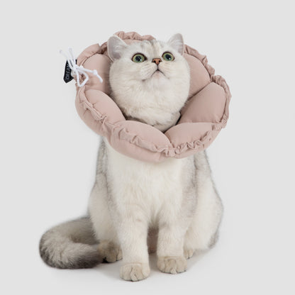 Flower Shaped Elizabeth Collar for Dog & Cat [Chestnut Pink]