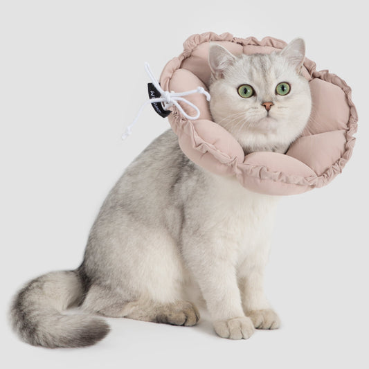 Flower Shaped Elizabeth Collar for Dog & Cat [Chestnut Pink]