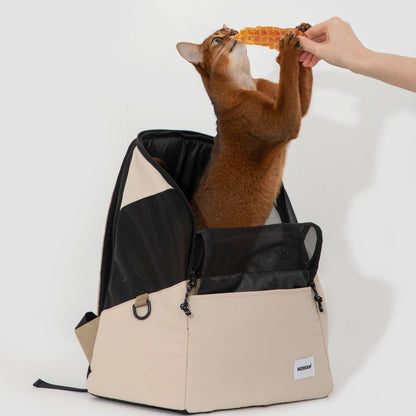Lightweight Pet Backpack Carrier [Milk Brown - Pre-Order]