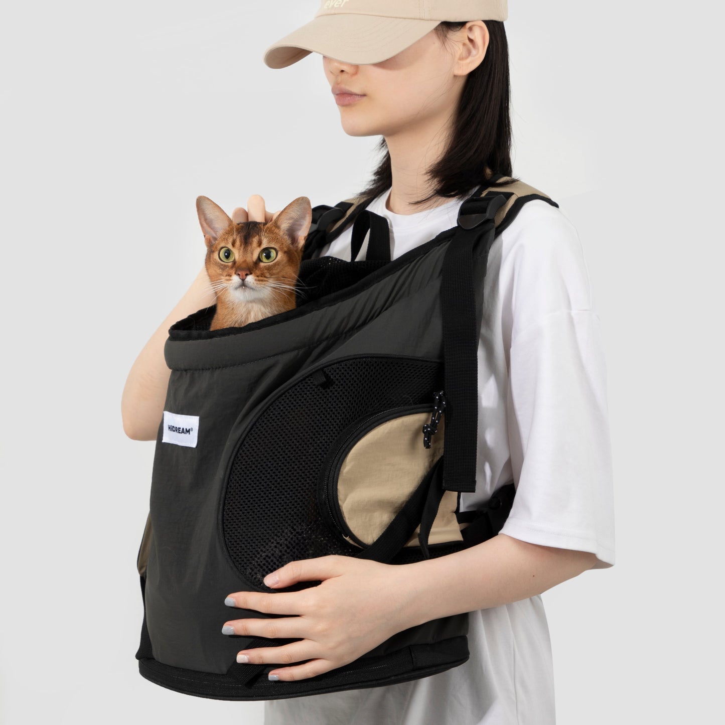 Pet Front-Carry Tote Backpack [Buckwheat Gray - Pre-Order]