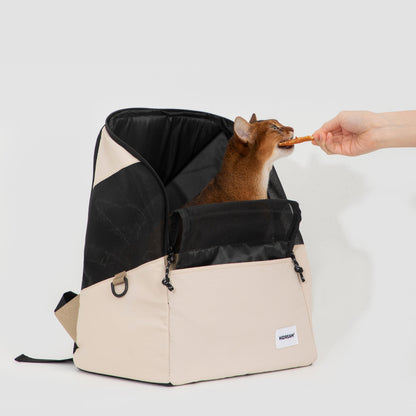 Lightweight Pet Backpack Carrier [Milk Brown - Pre-Order]