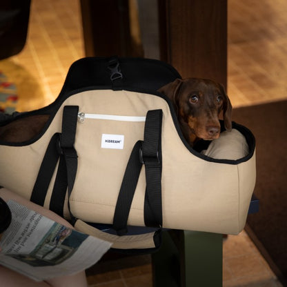 Baguette Style Pet Shoulder Carrier [Terracotta Brown - Pre-Order]