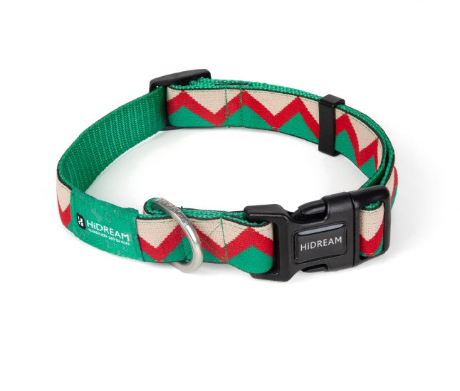 Rainbow Series Adjustable Dog Collar [Green]