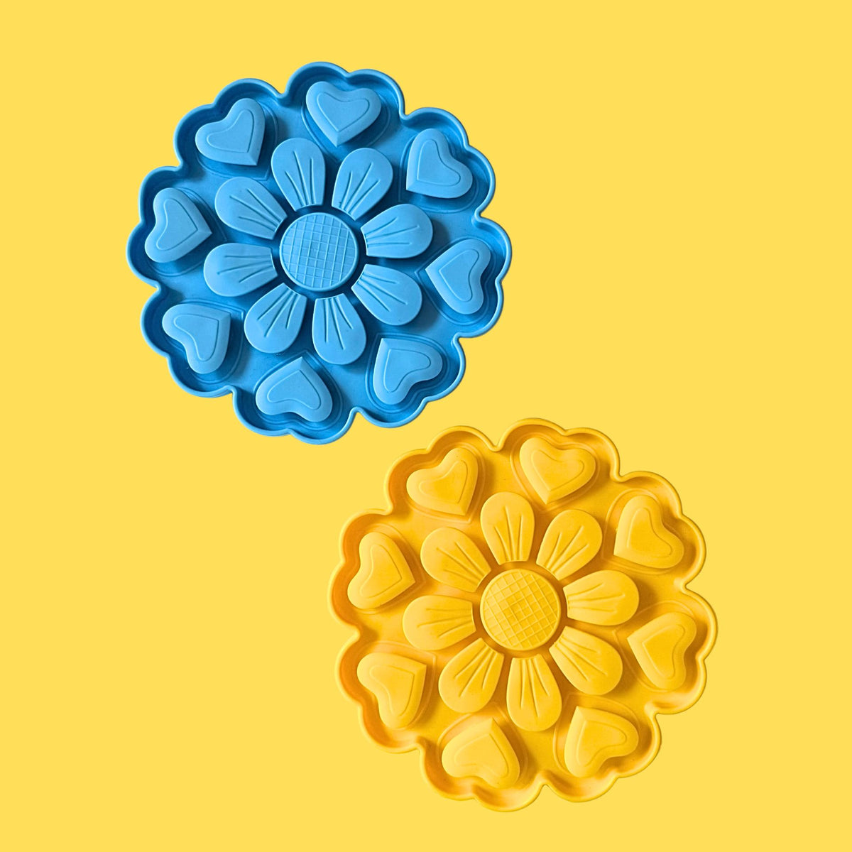 Flower Puzzle Slow Feeder Mat [Yellow]